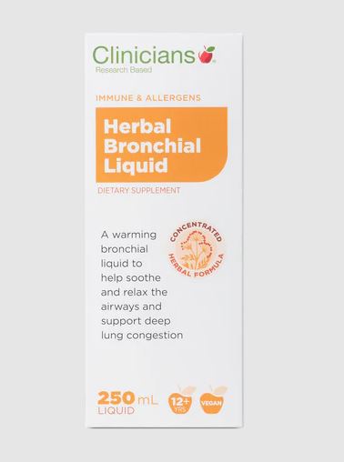 Clinicians Herbal Bronchial Liquid 250mL