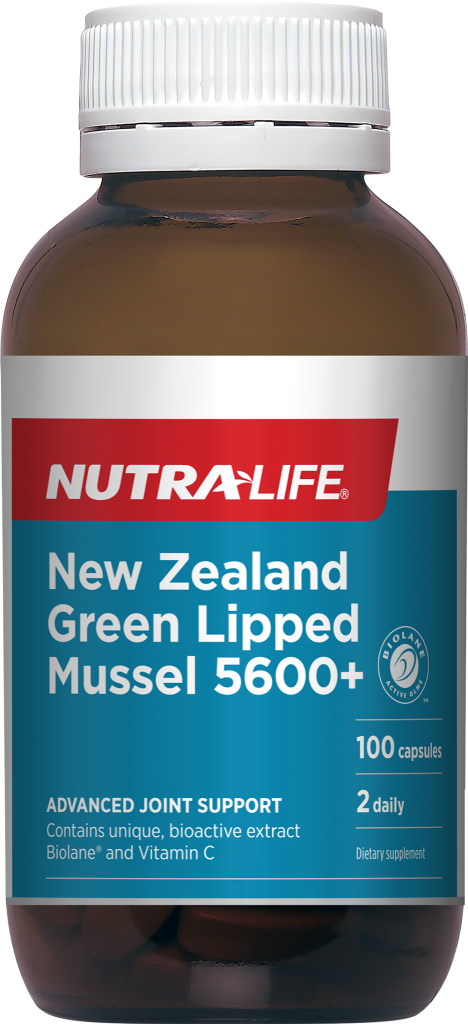 Nutra-Life New Zealand Green Lipped Mussel 5600mg Capsules 100