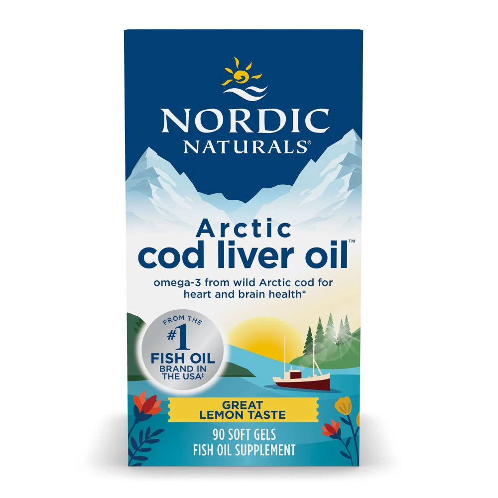 Nordic Naturals Arctic Cod Liver Oil Soft Gels 90