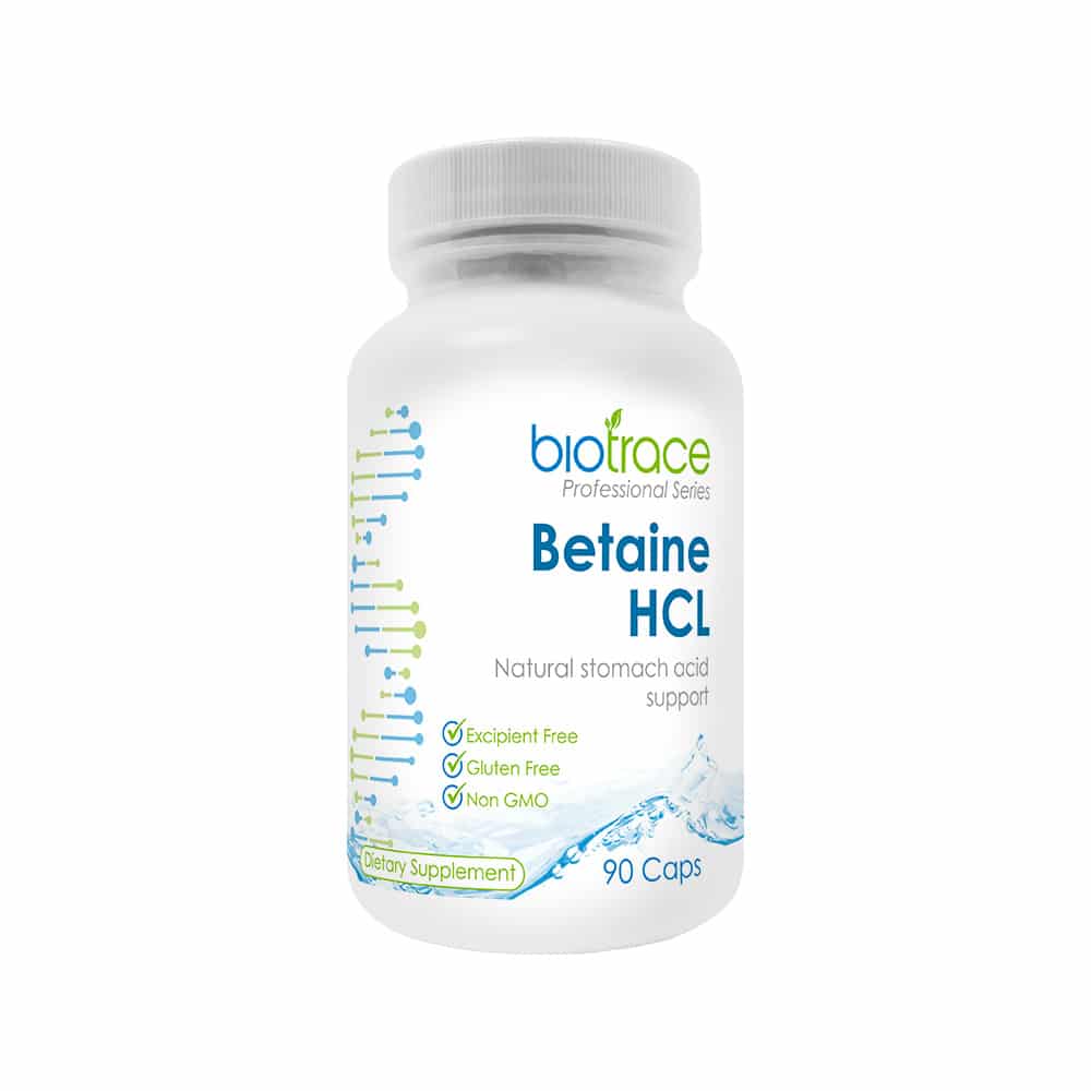 BioTrace Betaine HCL Digestive Support Capsules 90