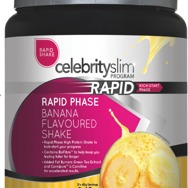 Celebrity Slim Rapid Banana Flavoured Shake 840g